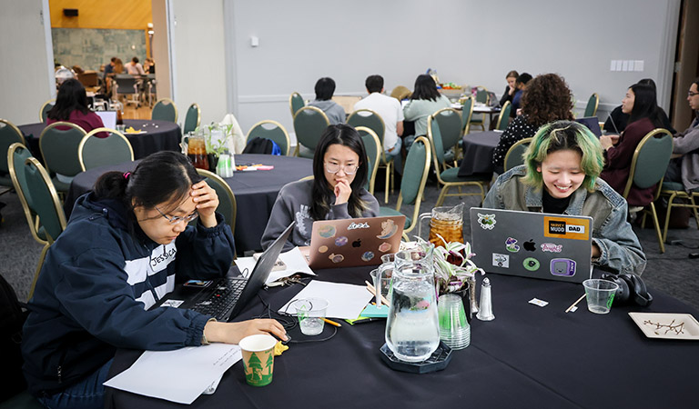 students at datathon