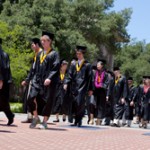 Grads walk