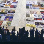 AIDS quilt at Harvey Mudd