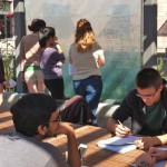 Students collaborating at Harvey Mudd College