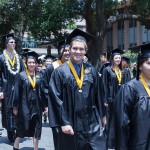 graduates walking