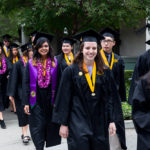 graduates walking