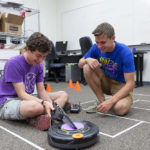Robot Brunch team members Sam Dietrich '17 and Kyle Lund '17