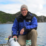 Chris Clark with AUV