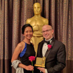 Melissa Aczon '93 and Academy awardee Cliff Stein '92