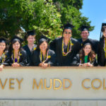 graduates by harvey mudd sign