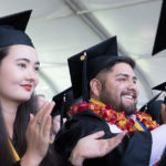 graduates at ceremony