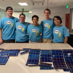 students with solar panels