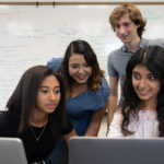 students at computer