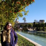 Student by river in Spain