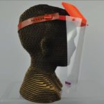 view of face shield