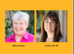 Maria Klawe and Vicky Colf, STEAMCoders awardees 2020