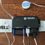 AMFThe AMF Clinic team is using the Cadwell ApneaTrak TST home sleep study (PSG) system, shown with attached monitors. The data collected will be used to develop and validate an algorithm for predicting sleep stage using the IMU.