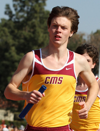 Rafer Dannenhauer running race.