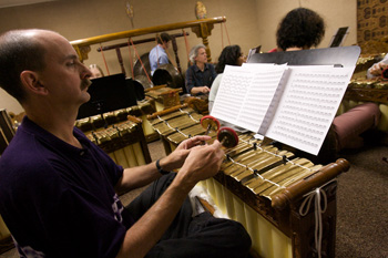 Bill Alves plays Gamelan