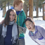 Three Sophomore Retreat students.