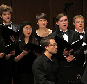 Marissa Gee '18 with Claremont Colleges Concert Choir