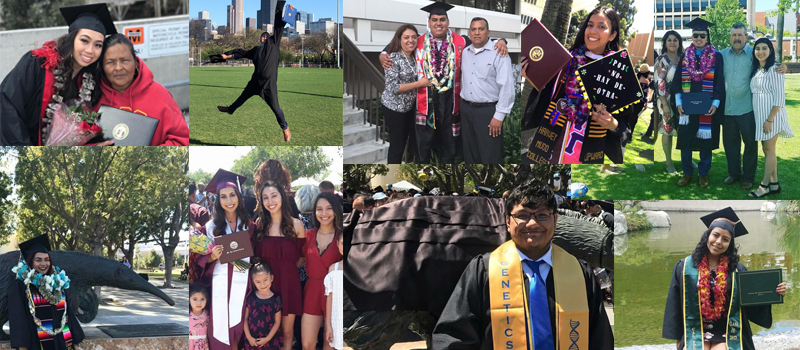 Montage of graduates of Harvey Mudd's Upward Bound program