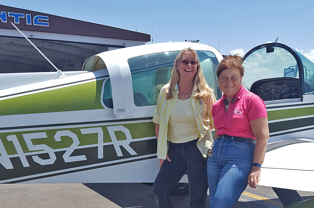 Harvey Mudd alumnae Nancy Smith ’76 and Barbara Filkins ’75