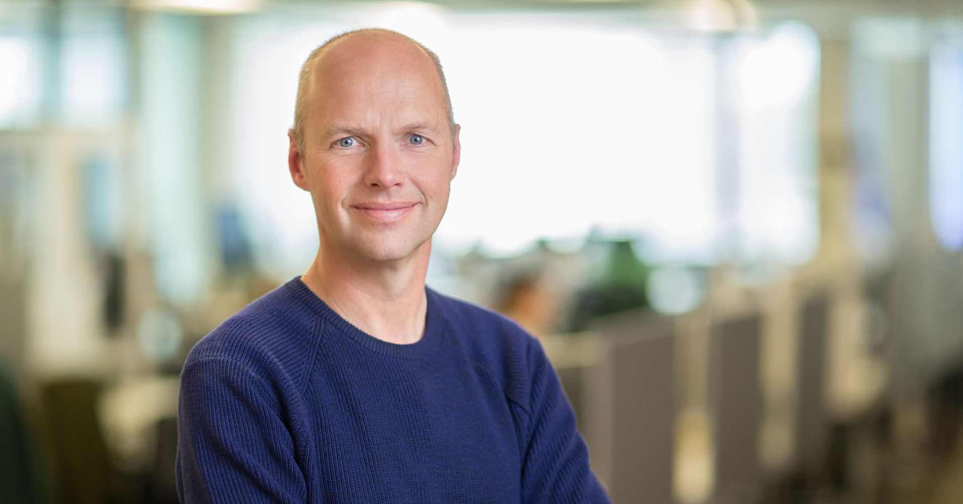 Portrait of entrepreneur Sebastian Thrun, Harvey Mudd College commencement speaker