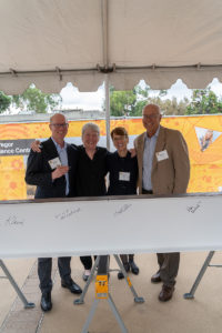 Scott A. McGregor with Maria Klawe, Laurie Girand and Wayne Drinkward.