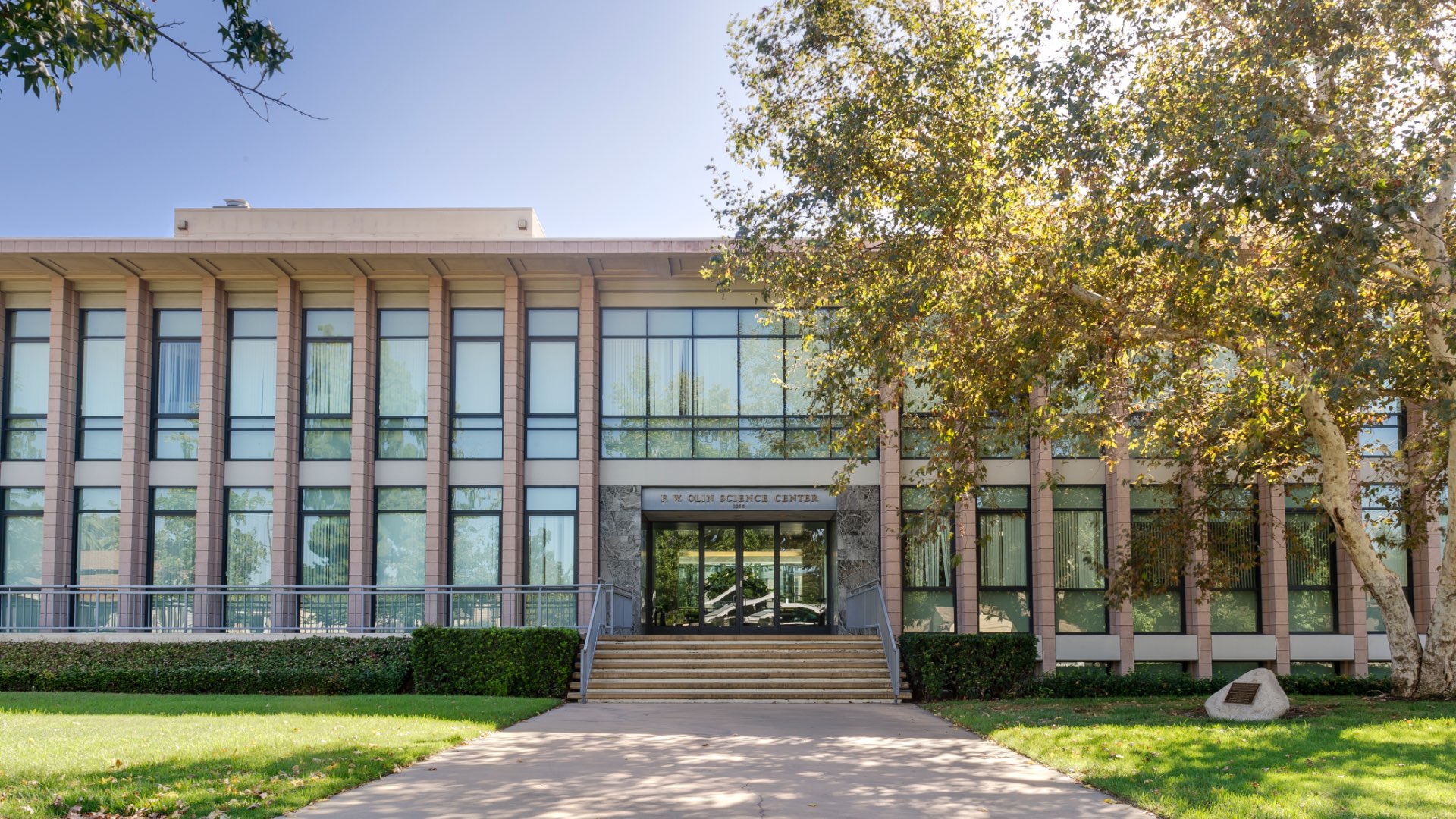 View of Olin building