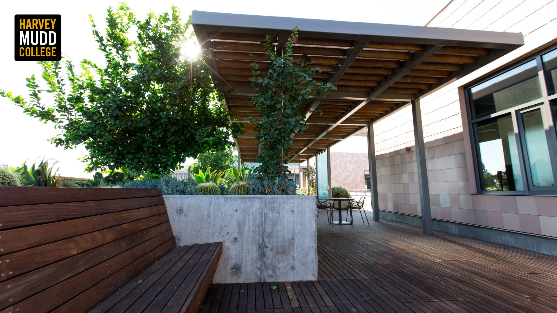 Outdoor classroom, Shanahan Center, Harvey Mudd College