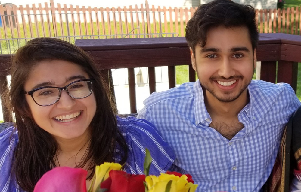 Anshula Gandhi and Ishaan Gandhi '21