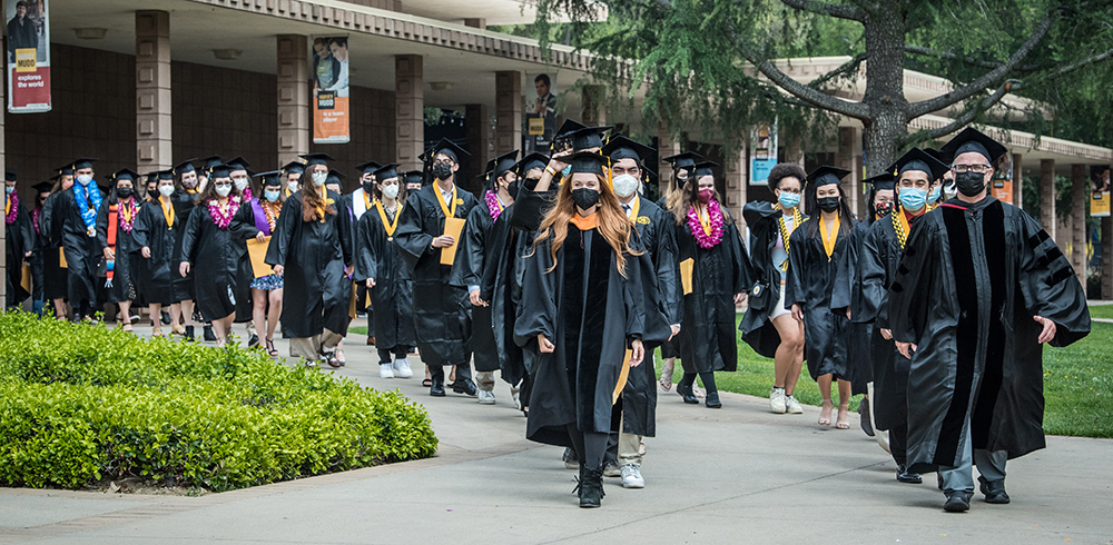 grads walking