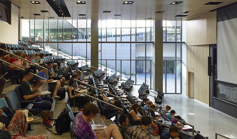 Students in auditorium