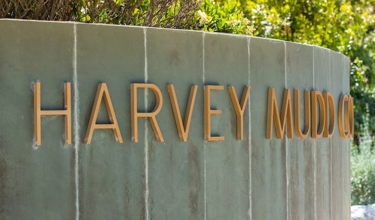 Harvey Mudd College sign