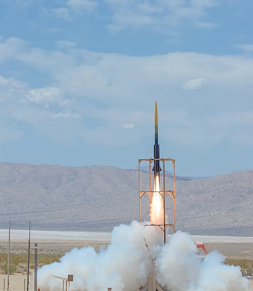 Rocket blast off