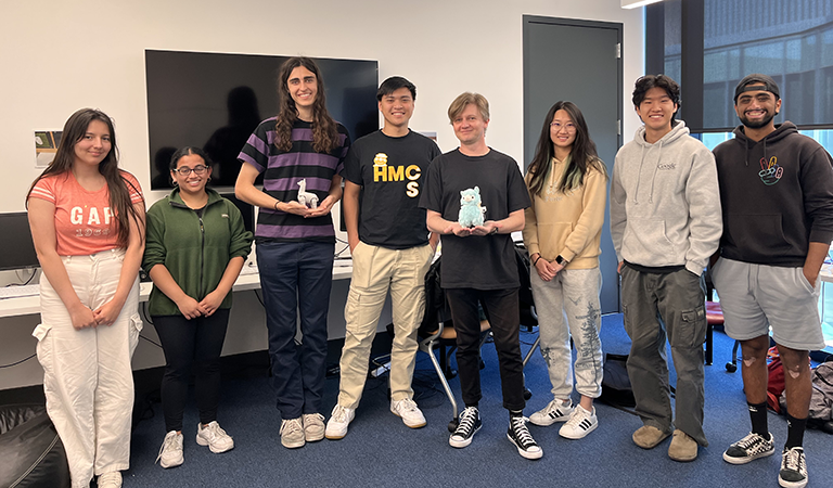 Lucas Bang and students