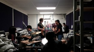 A rare look at a One Night Only jam sesh down in Jam Soc. I’m blocking our lead guitarist from the camera. Typical.