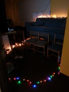 My junior year we turned our suitemates' double into a Super Smash Bros. showdown arena!