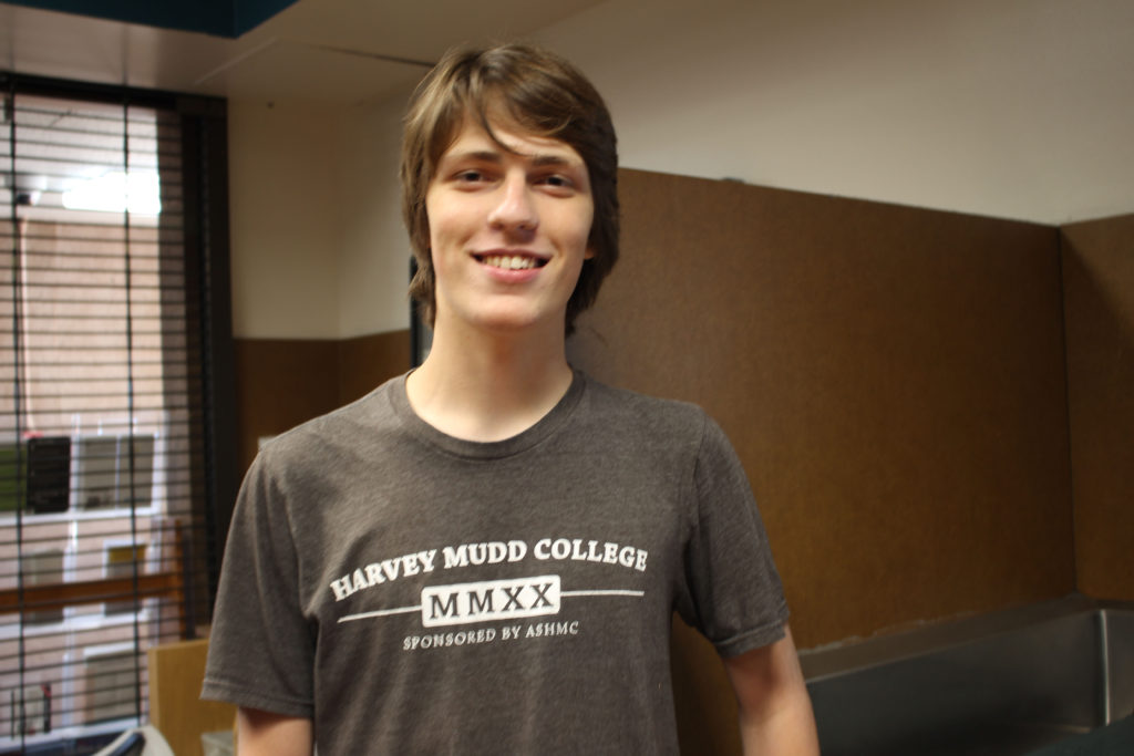 Harry, a Harvey Mudd Sophomore.