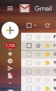 Savanna email inbox- it contains over 1700 unread emails