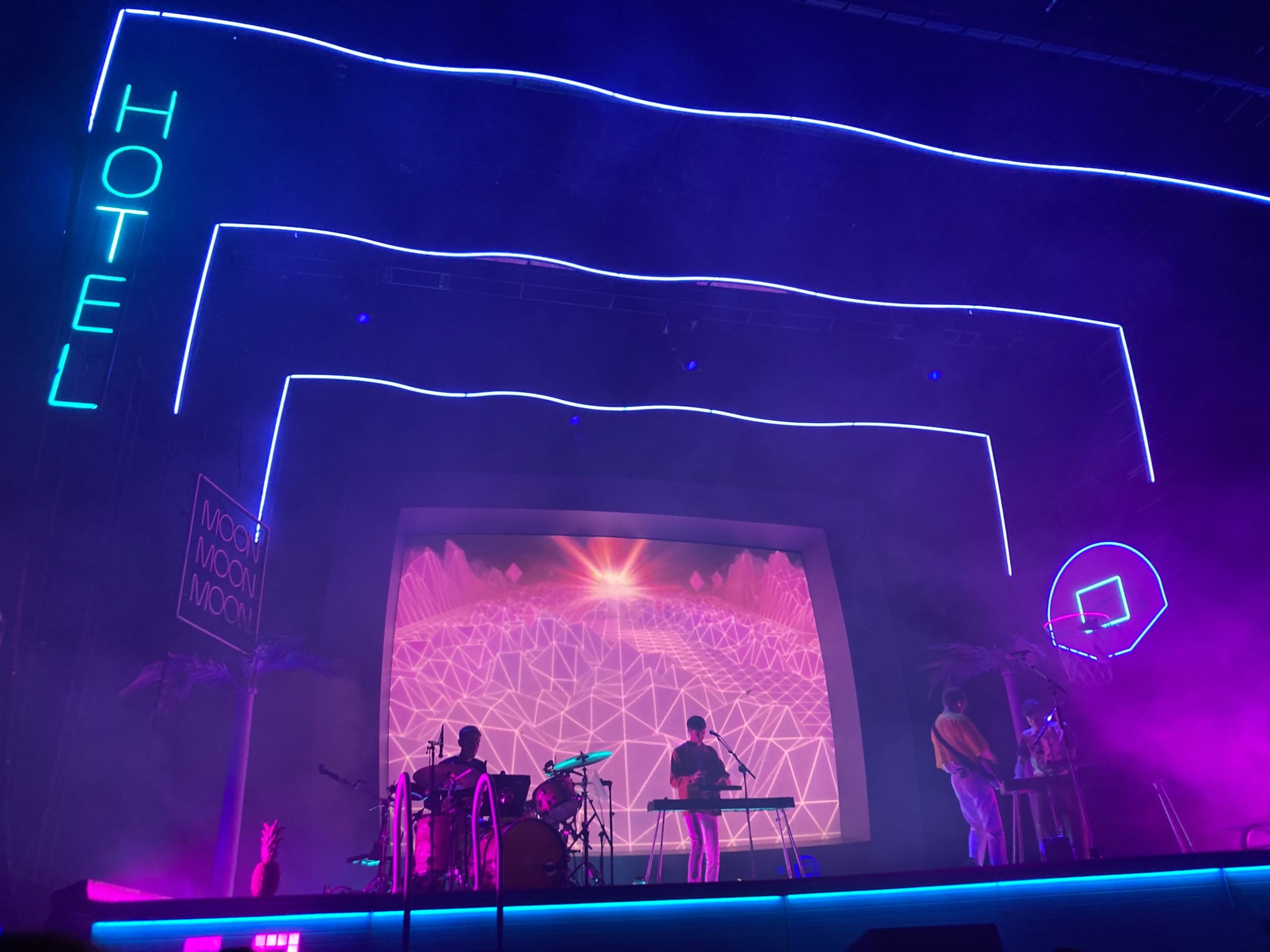 Picture of a stage with performers on it