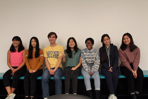 A group of students sitting together