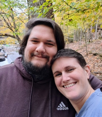 Katherine Stephens and partner