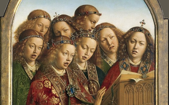 Painting related to Claremont Colleges Choir 2019 concert