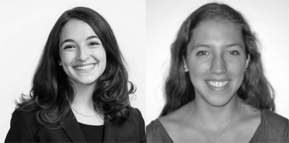 Jackie Olmos-Lym ’13 and Rebecca Streitz ’13