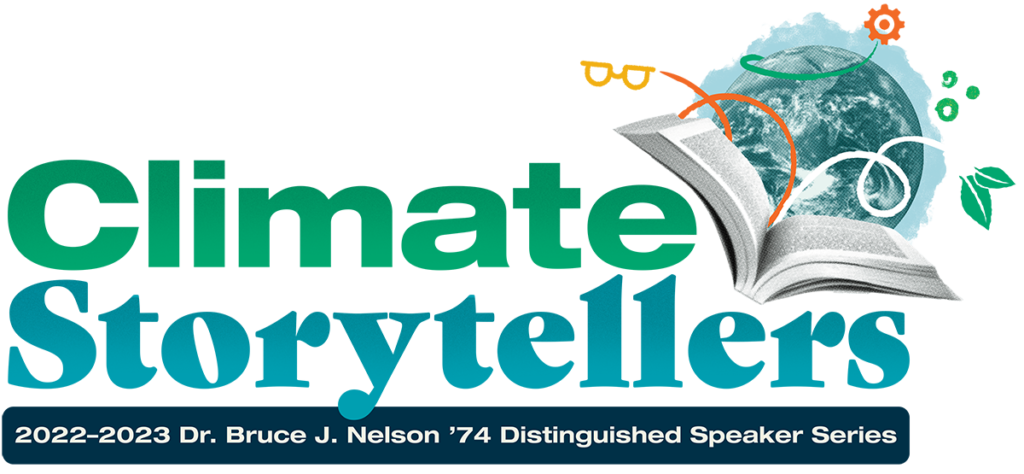 Nelson Series 2022 banner: "Climate Storytellers"