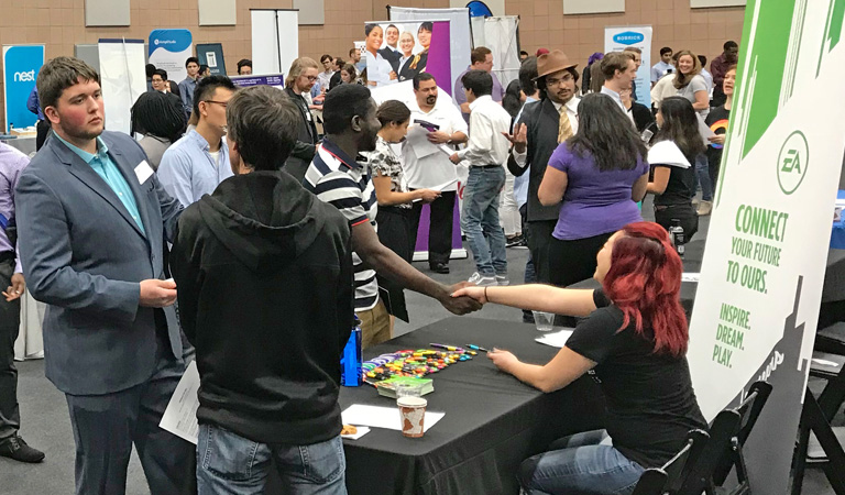 career fair participants