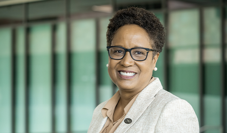 President Harriet Nembhard.
