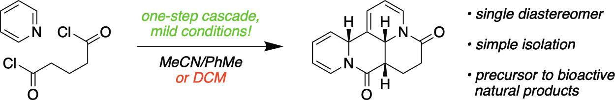 Molecular structure in black, green and red ink