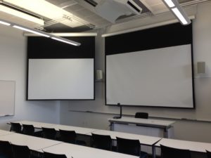 Classroom in Shanahan Center