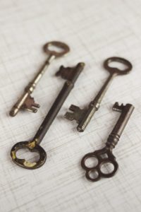 Picture of four door keys