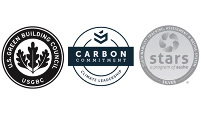 Digital badges from the U.S. Green Building Council.