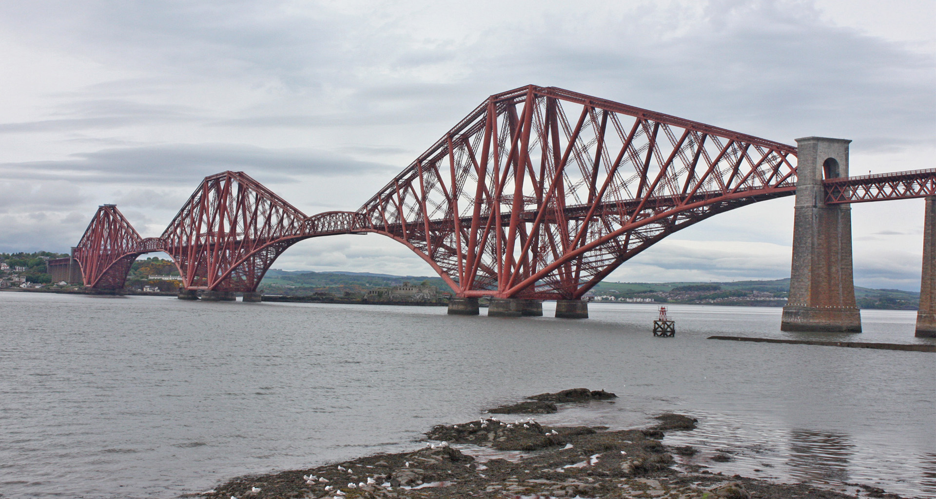 The Forth Rail Bridge, a UNESCO World Heritage Site near Edinburgh